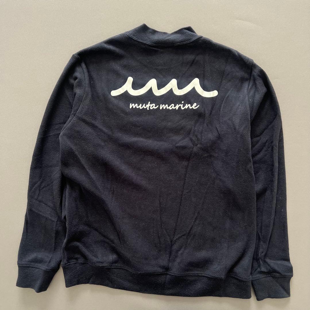 MUTA MARINE ムータマリン　モックネック　ハイネック　スウェット　ロゴ