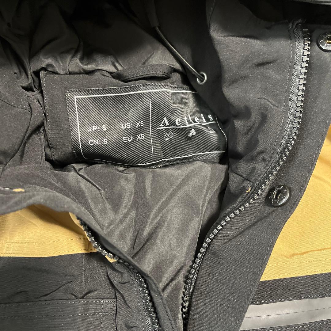 【新品タグ付き】アクレイス スノーボードウェアジャケット 黒/カーキ