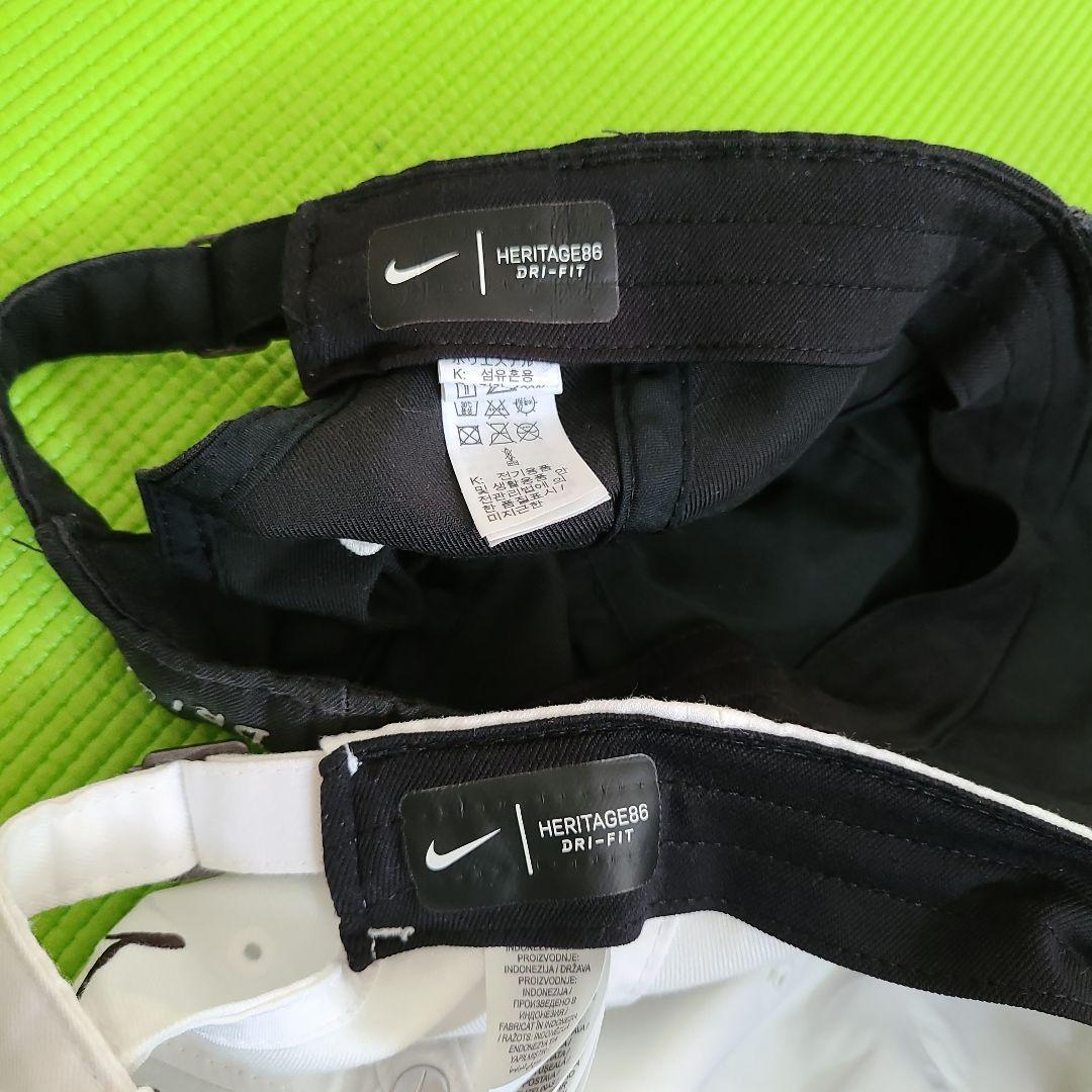 NIKE(ナイキ) ラファ ヘリテイジ 86 キャップ 2個セット 黒 白