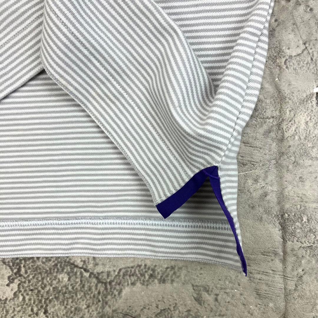 NIKE サンフレッチェ広島 ポロシャツ 移動着 古着 刺繍 ボーダー柄 L