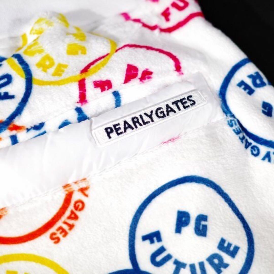 【PEARLY GATES】秋冬防寒NICO柄 ベロアボンバー スカート・0番S