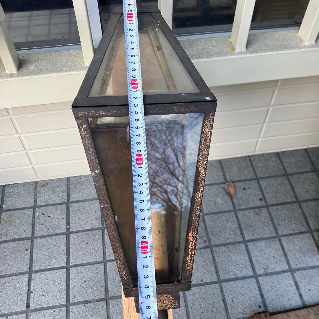 antique ガラスランタン　照明器具