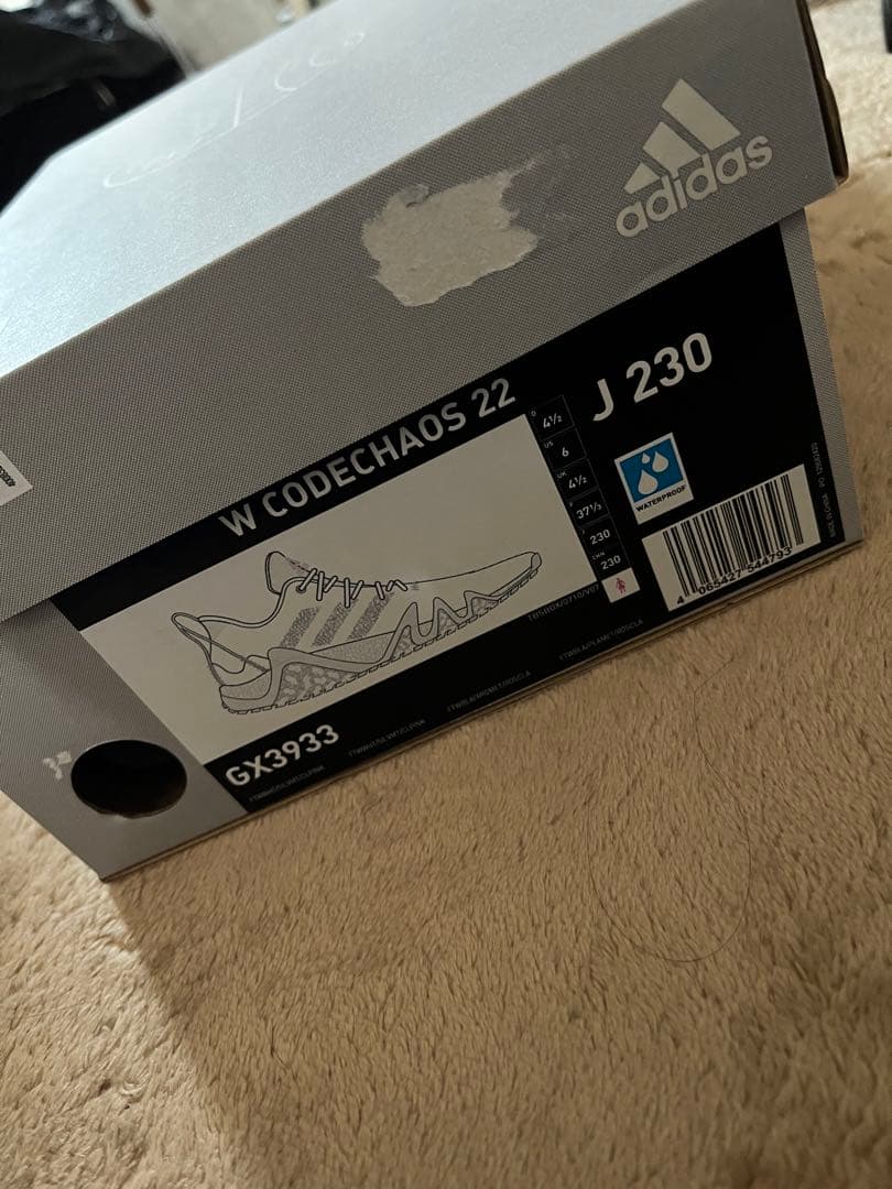 adidas スパイクレス ゴルフシューズ 23cm コードカオス