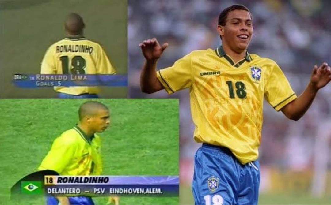 1996年アトランタ五輪 ブラジル代表 ロナウドLサイズ