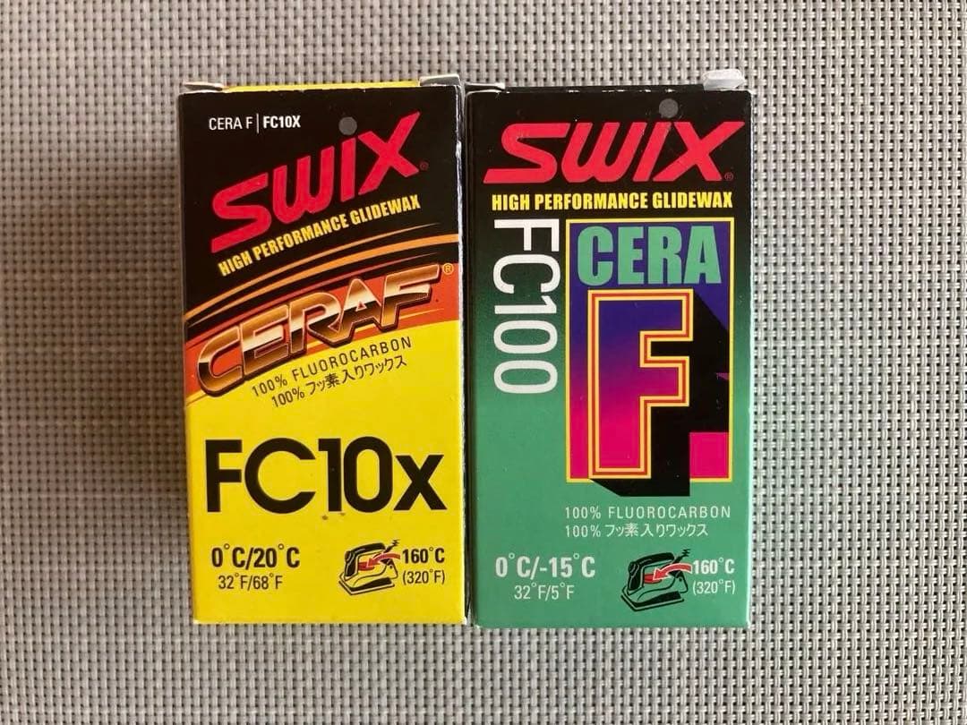SWIX ワックスSP滑走セット 新品未使用。ベース、L F、H F、セラ FC