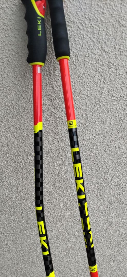 保管品 LEKI WCR GS GS 3Dポール 120cm