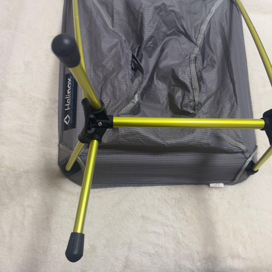 極美品　Helinox チェアゼロ　グレー