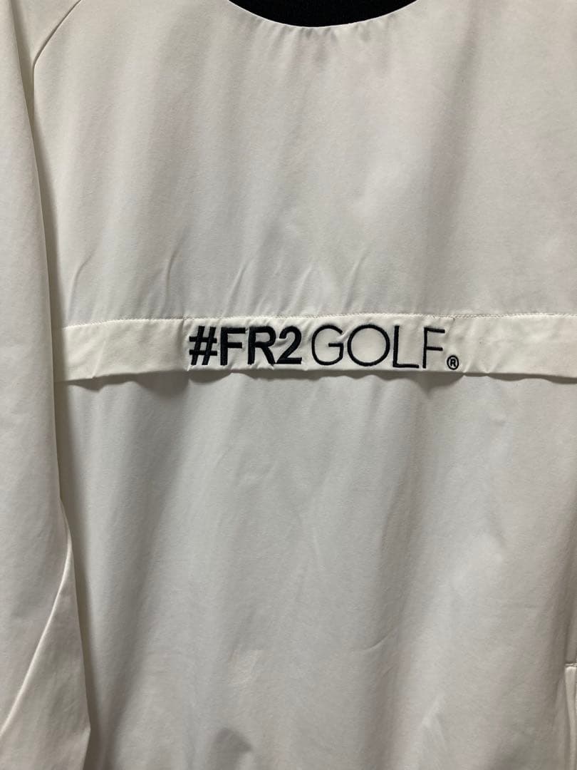 #FR2 GOLF ナイロンジャケット ホワイト　ゴルフ 裏メッシュ ブルゾン