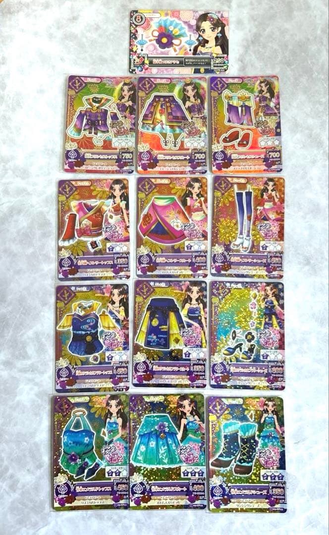 ☆アイカツ☆桜色花伝CPカード10枚セット➕アクセ【カード追加】