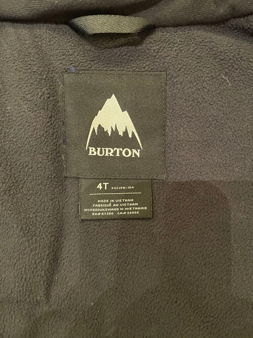 BURTON キッズ　ウェア