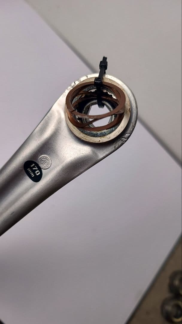 カンパ アテナ シルバー 11s 170mm 50/34t ITA用BB付属