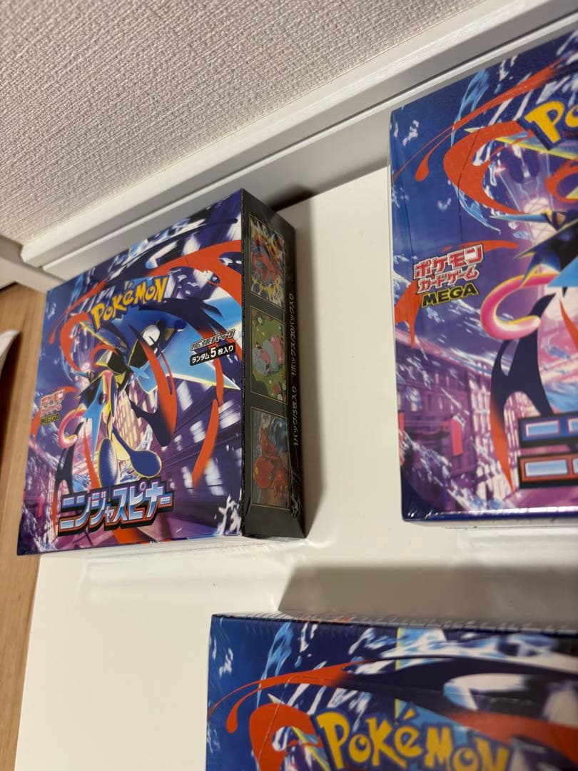 ポケモンカードゲーム MEGA ニンジャス ピナーシュリンク付き　5BOX
