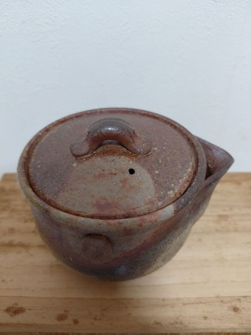 備前焼 泰山窯 茶器揃 宝瓶 湯冷 煎茶碗五客 共箱 煎茶道具