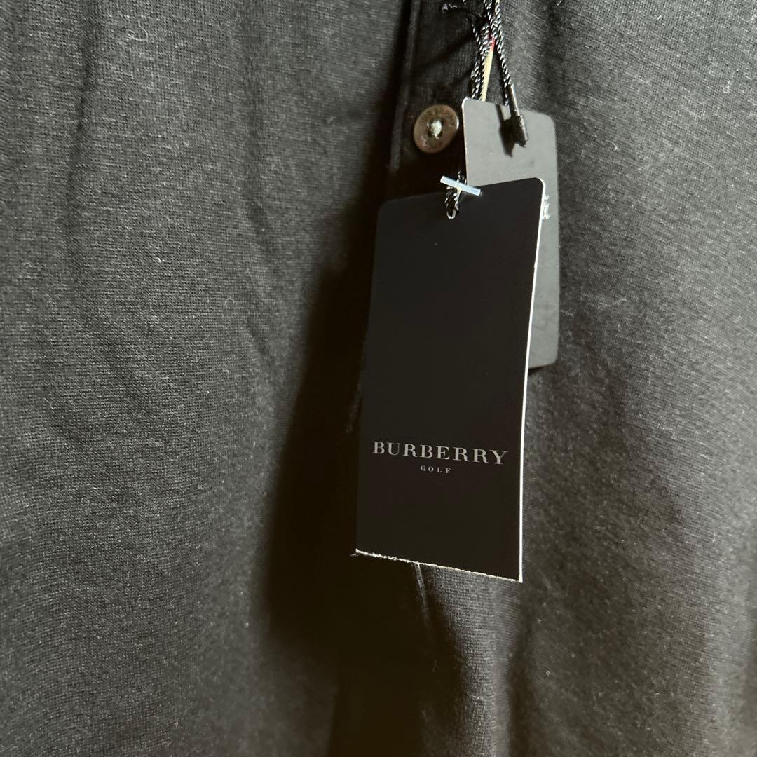 バーバリーBURBERRY ブラック長袖シャツ LL