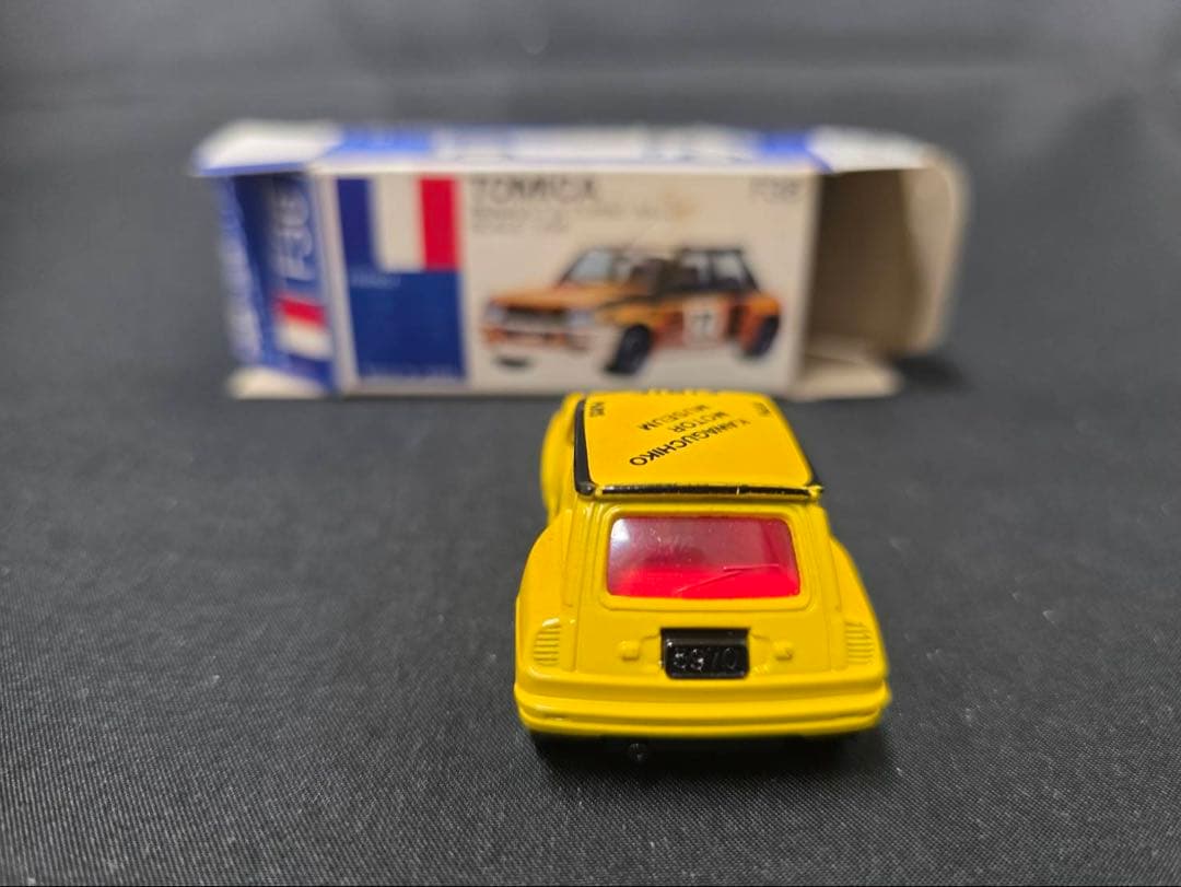 トミカ青箱F36ルノー5ターボラリー(日本製)河口湖ミュージアム レア
