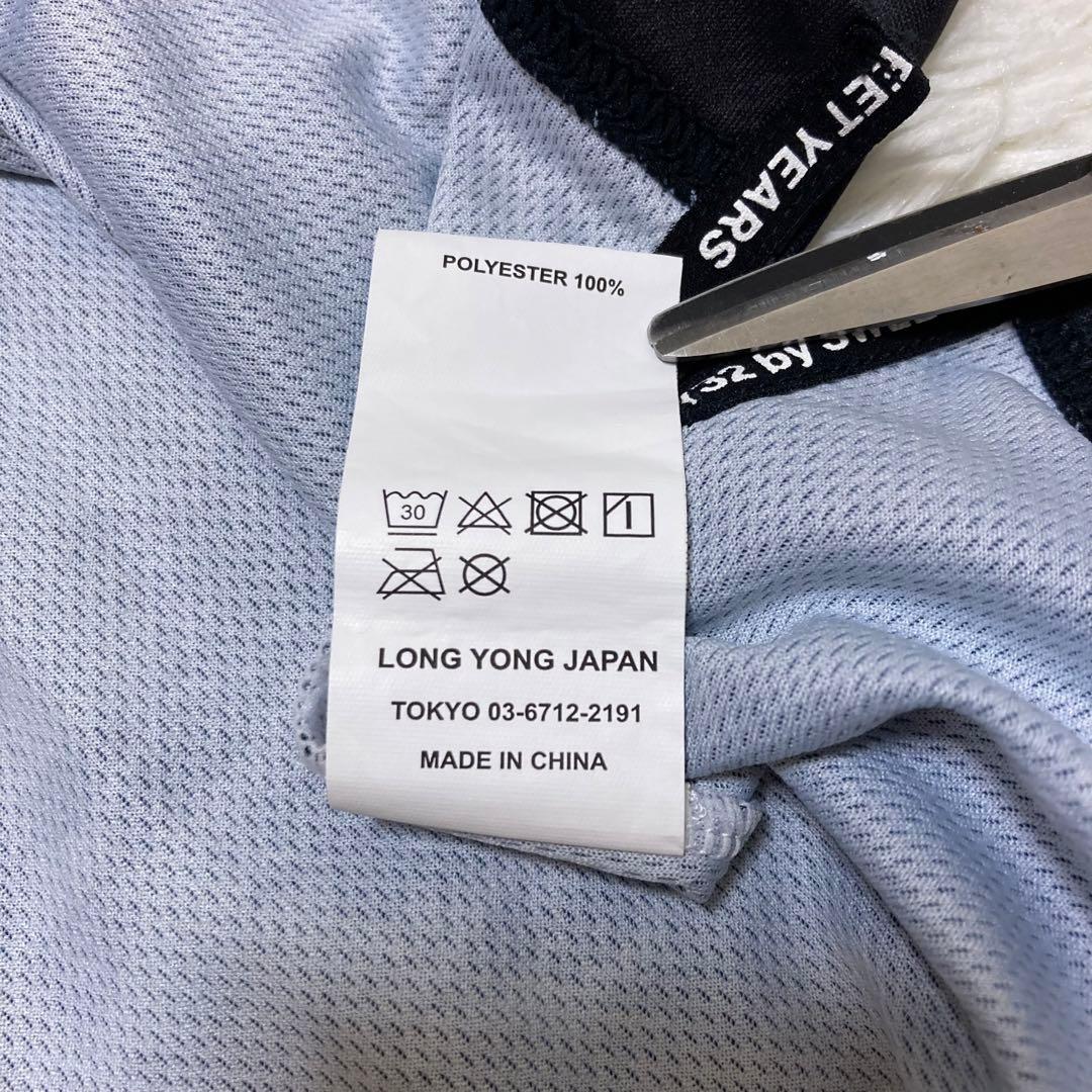 【美品】SY32 ポロシャツ カモ 切替 大きいサイズ 速乾 ブラック XXL