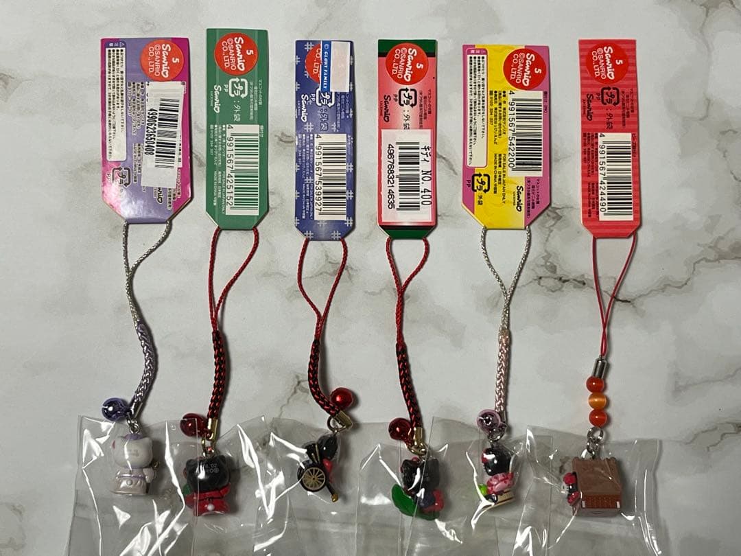 ご当地キティ　根付けストラップ　岐阜限定　飛騨路限定　下呂温泉