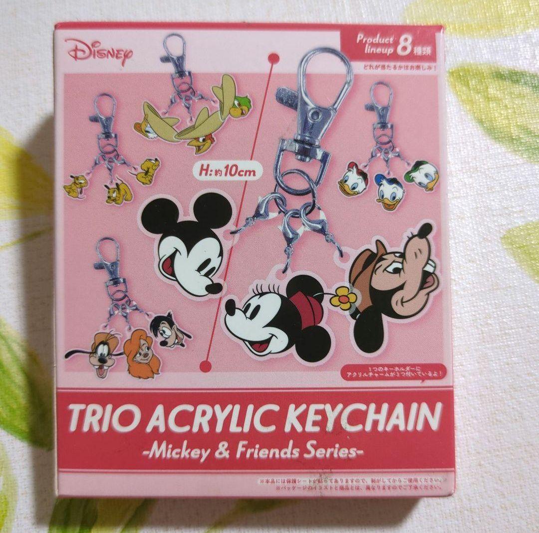 【8種コンプ】トリオ アクリル キーチェーン Disney　ディズニー