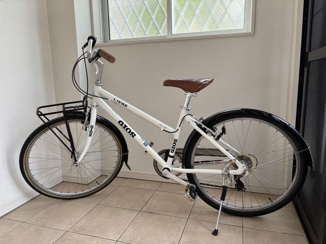 GIOS LIEBE ホワイト シティサイクル 26インチ