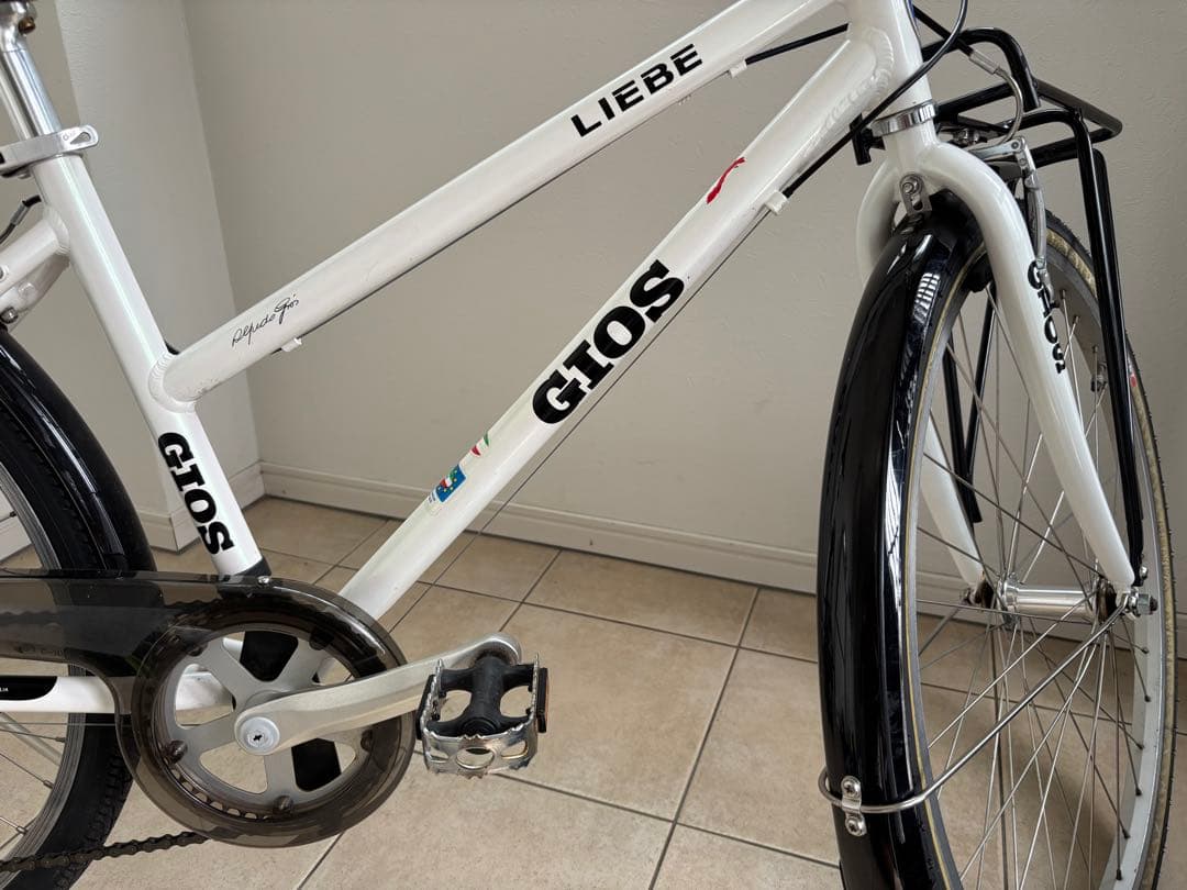 GIOS LIEBE ホワイト シティサイクル 26インチ