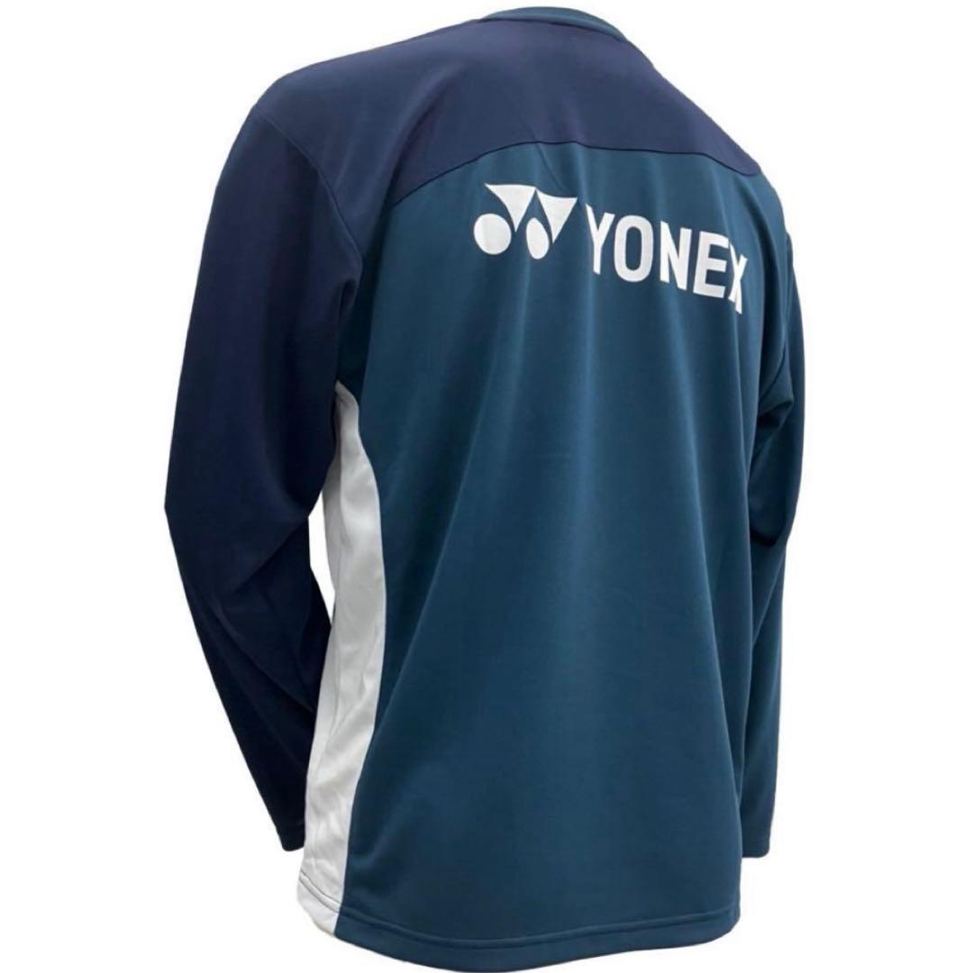 ✨限定 新品 ✨YONEX ユニ ロングスリーブ Tシャツ デニムネイビー L