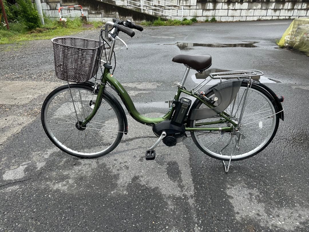 YAMAHA電動アシスト自転車 シティタイプ 緑色