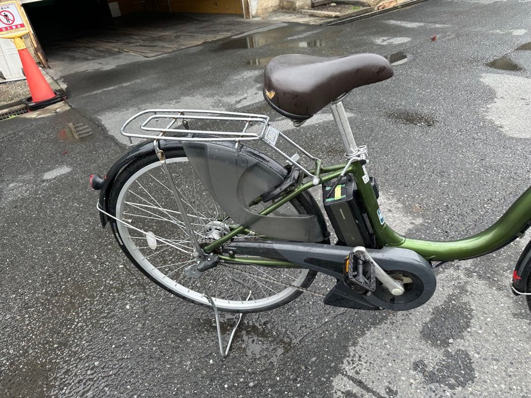 YAMAHA電動アシスト自転車 シティタイプ 緑色
