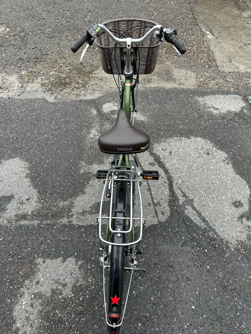 YAMAHA電動アシスト自転車 シティタイプ 緑色