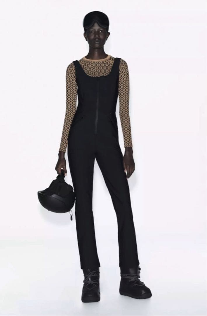 ZARA オーバーオール　防風　防水スキーウェア