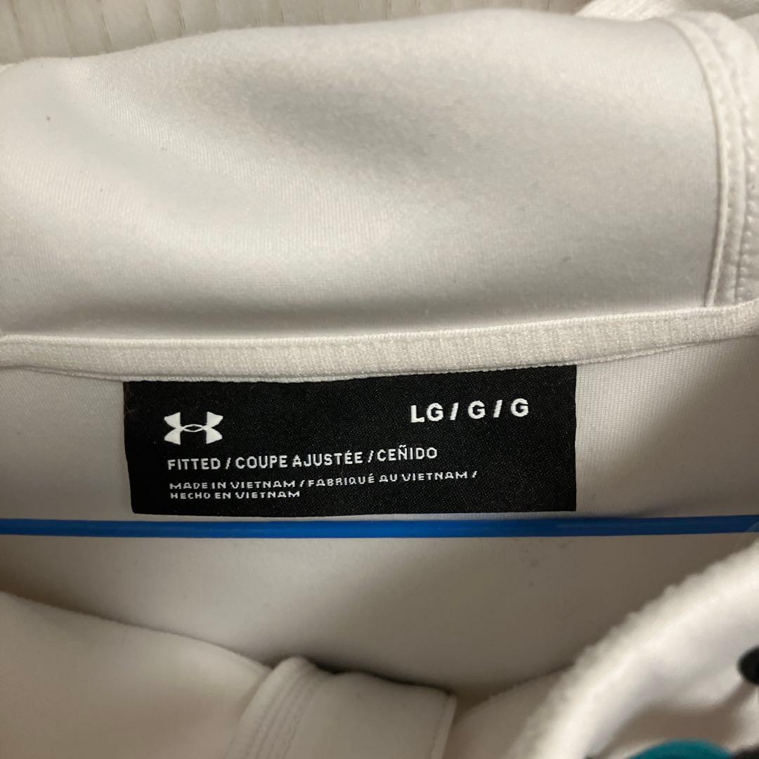 UNDER ARMOUR ジャージ上下セット ホワイト/ブラック