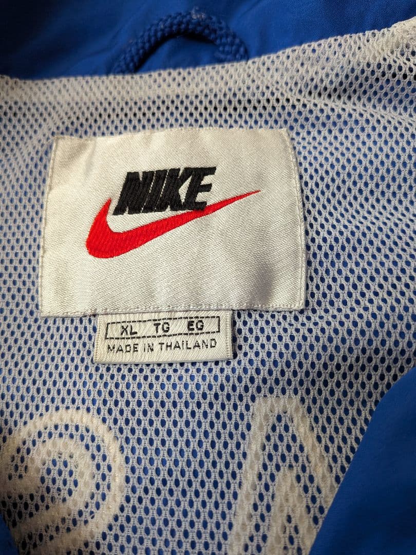 ヴィンテージNike98ブラジル代表ナイロンジャケットブルー