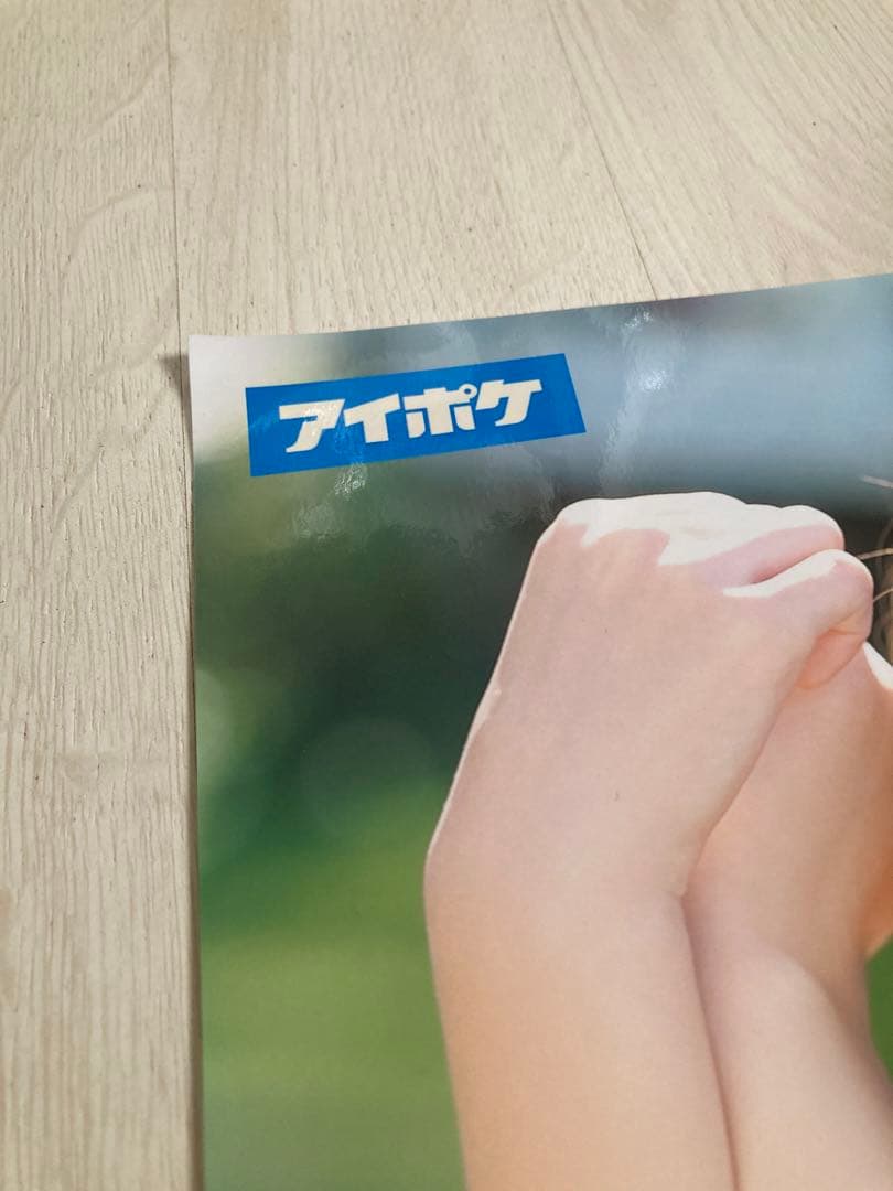 明里つむぎ サイン入りチェキ2枚、A4ポップ他セット