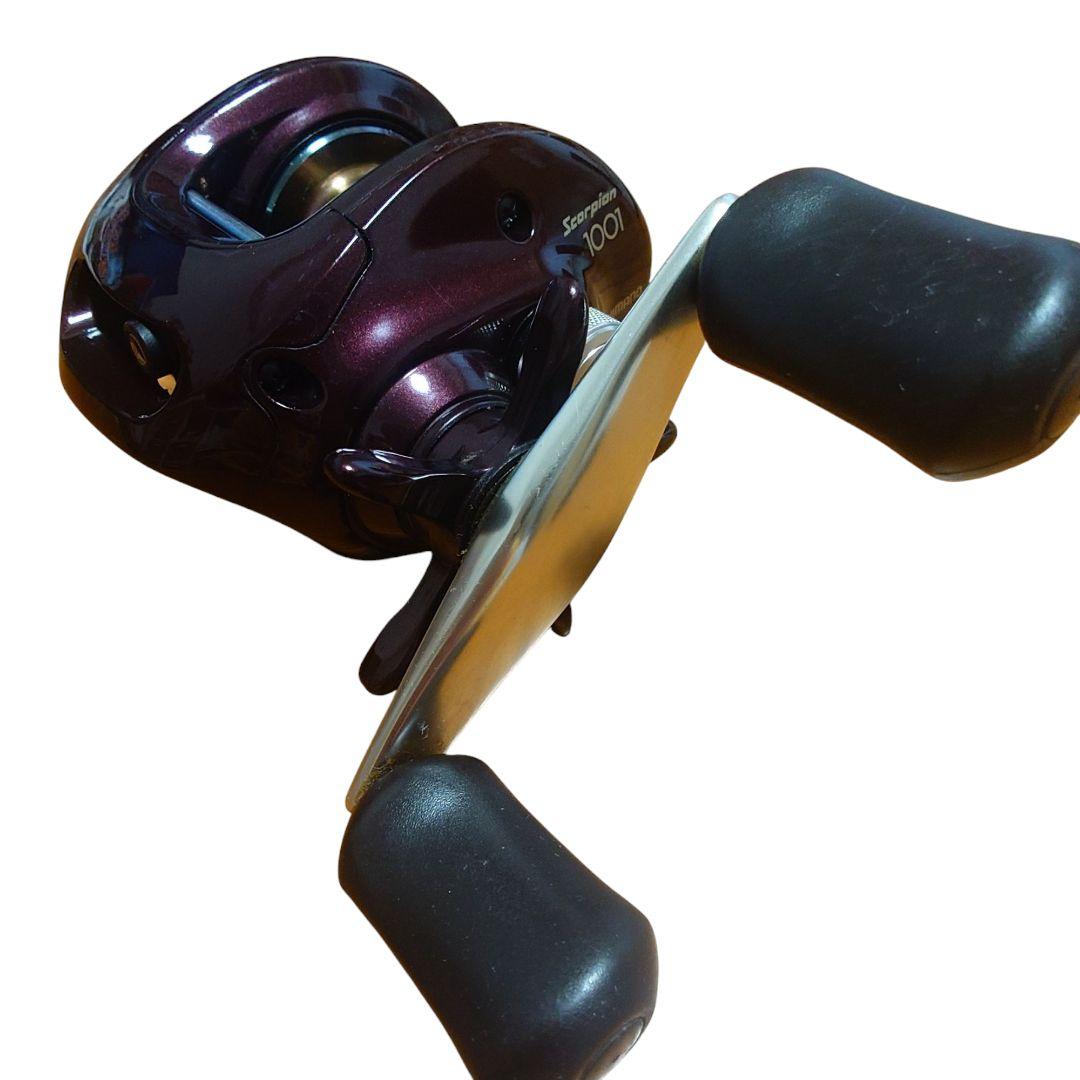 【SHIMANO】 スコーピオン 1001 左巻き ベイトリール 取説・袋付き