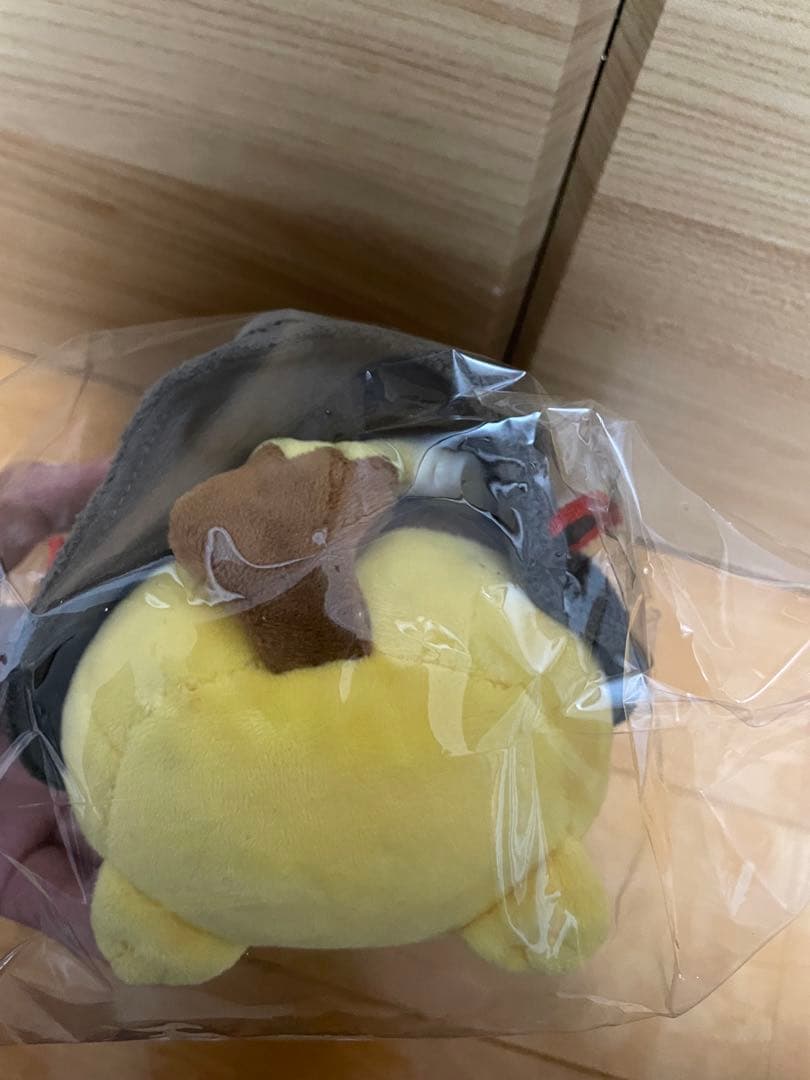 レックウザのポンチョを着たピカチュウぬいぐるみ　布タグなし