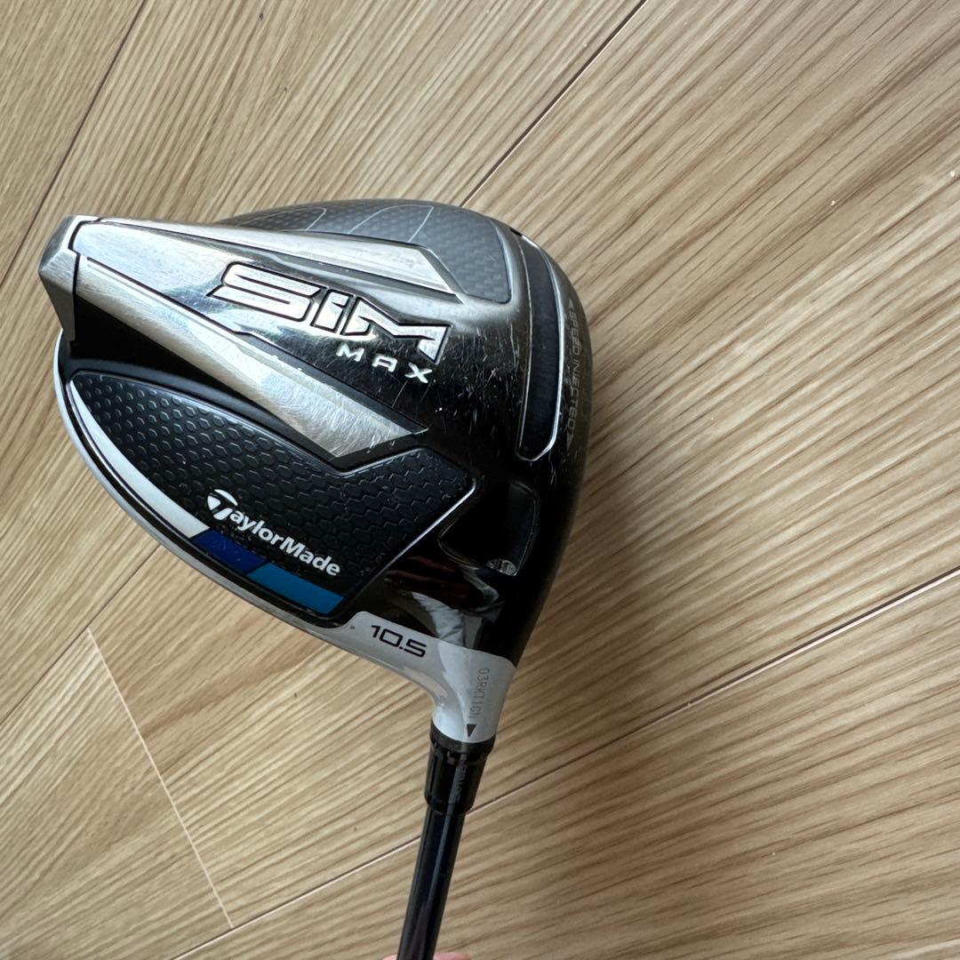 TaylorMade SIM MAX ドライバー 10.5度ベンタスブルー6X