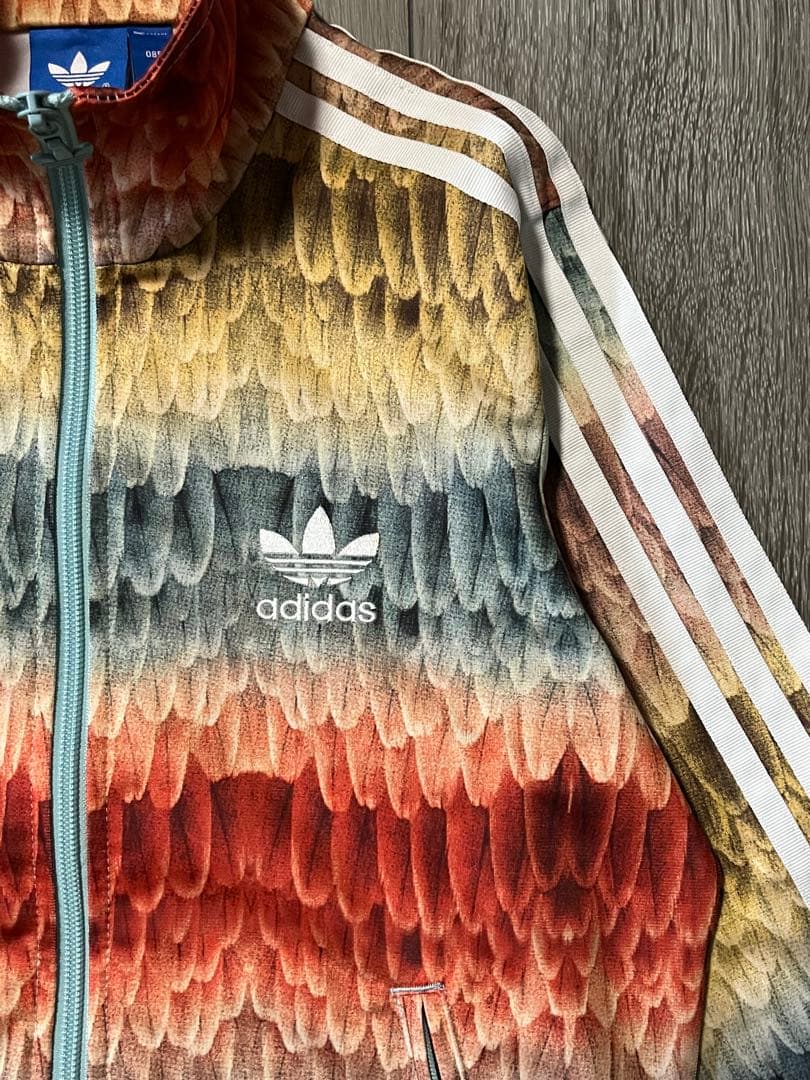 美品　adidas アディダス　トラックジャケット　総柄　ファームカンパニー