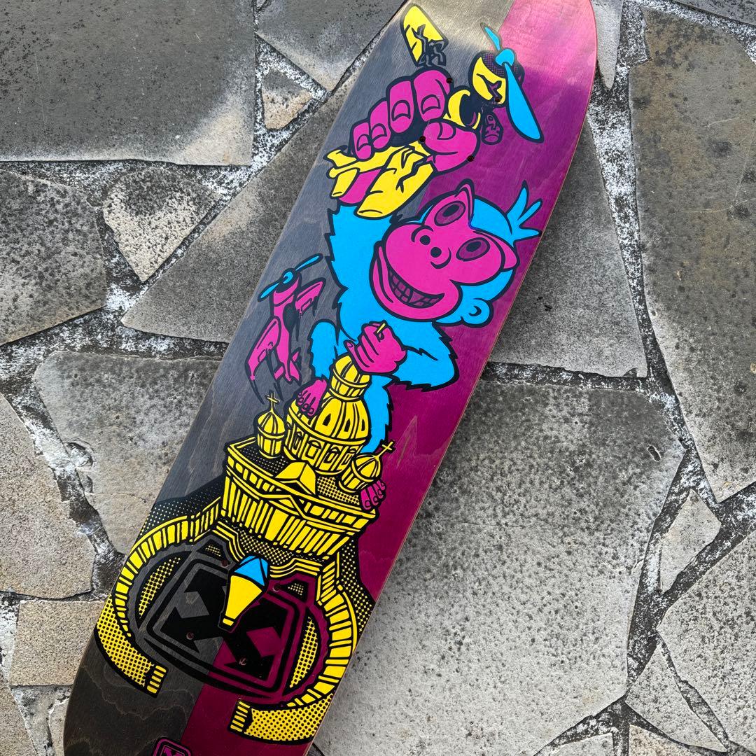 H-street スケボーデッキ　KIDSKONG FLAT NOSE 横乗り