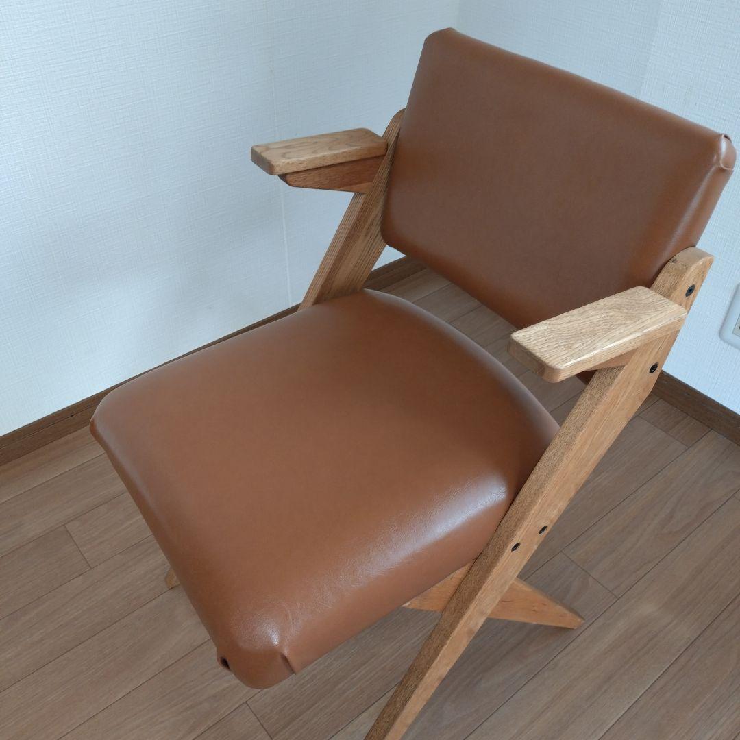 関家具/クラッシュゲート　ZETTチェア　アーム付き　A