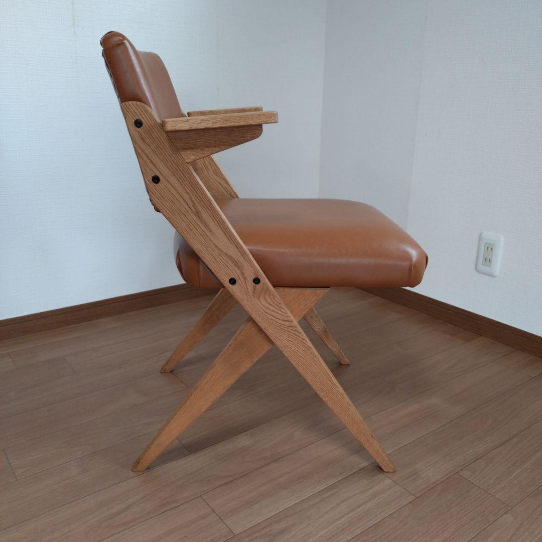 関家具/クラッシュゲート　ZETTチェア　アーム付き　A