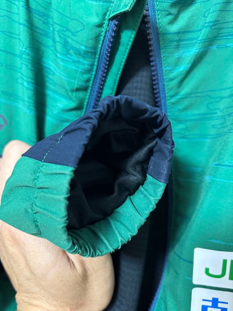 JEF UNITED ウーブンジャケット（グリーン） Oサイズ
