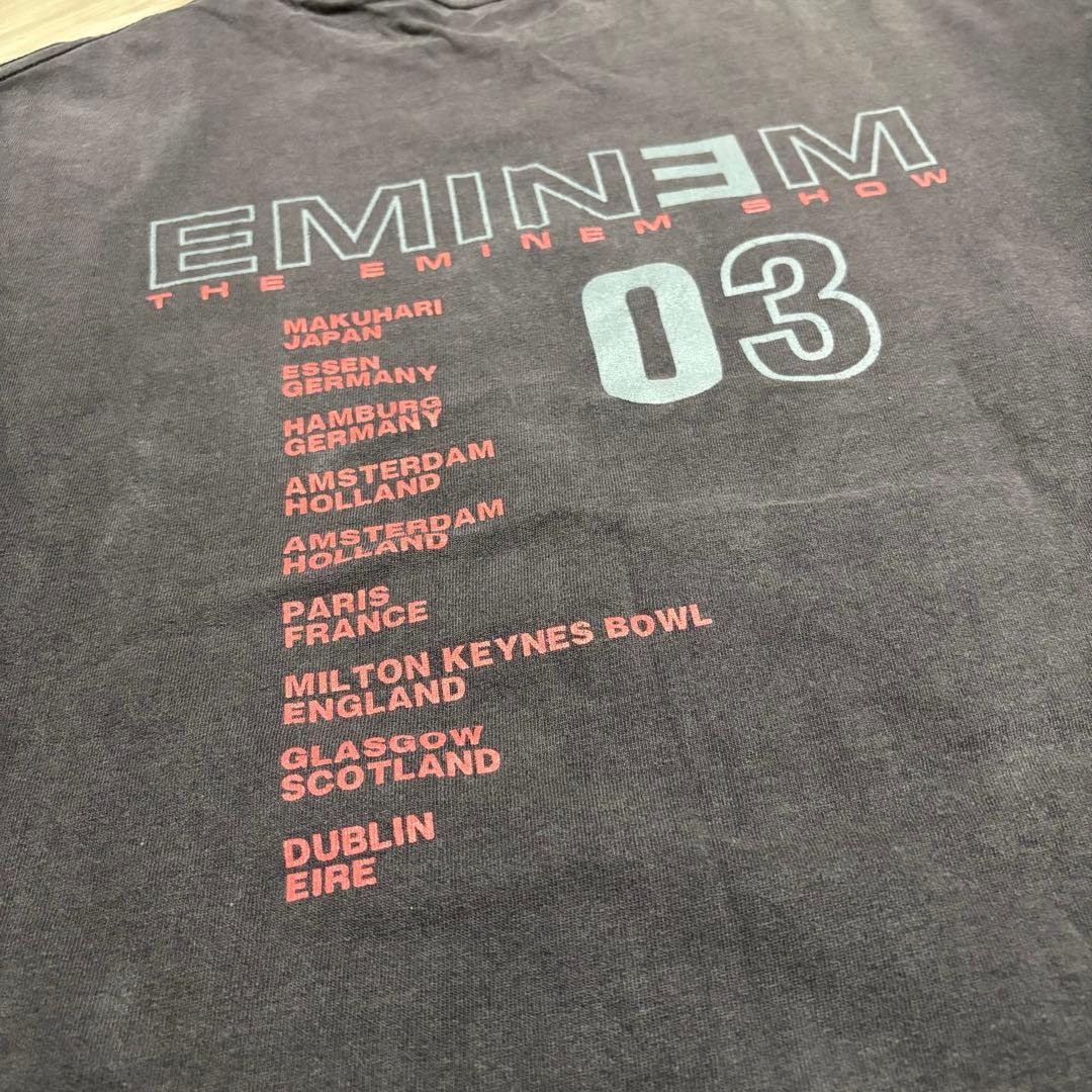 【希少】00s Eminem エミネム ツアーT THE EMINEM SHOW