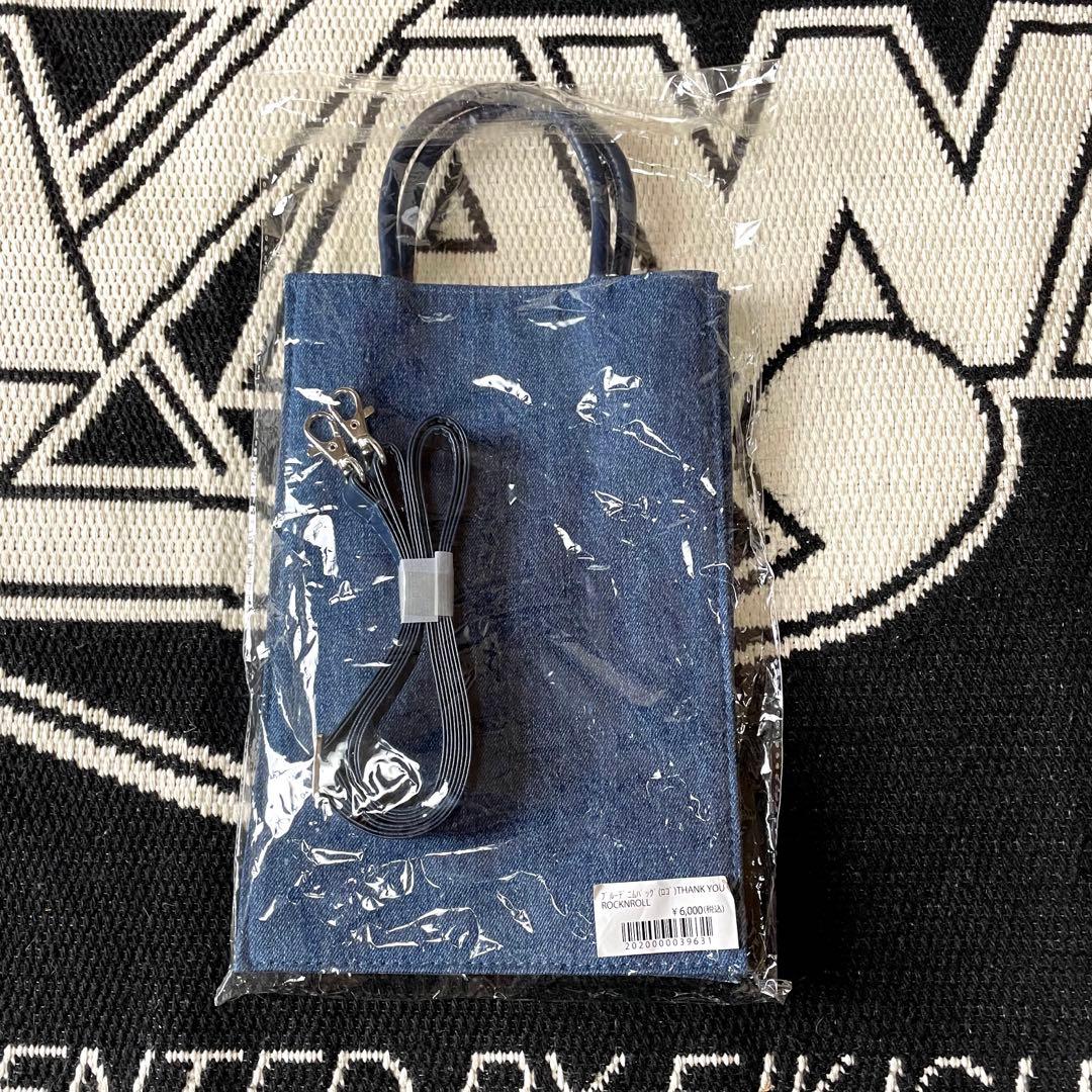 矢沢永吉 ★ ブルーデニムバック ( ロゴ ) THANK YOU R&R
