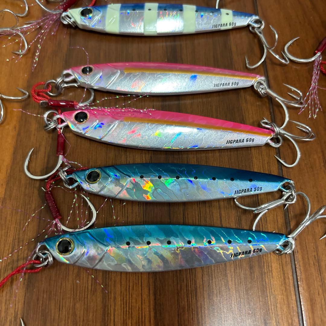 メジャークラフト　ジグパラ50g,60g,ジグパラTG50g,60g セット