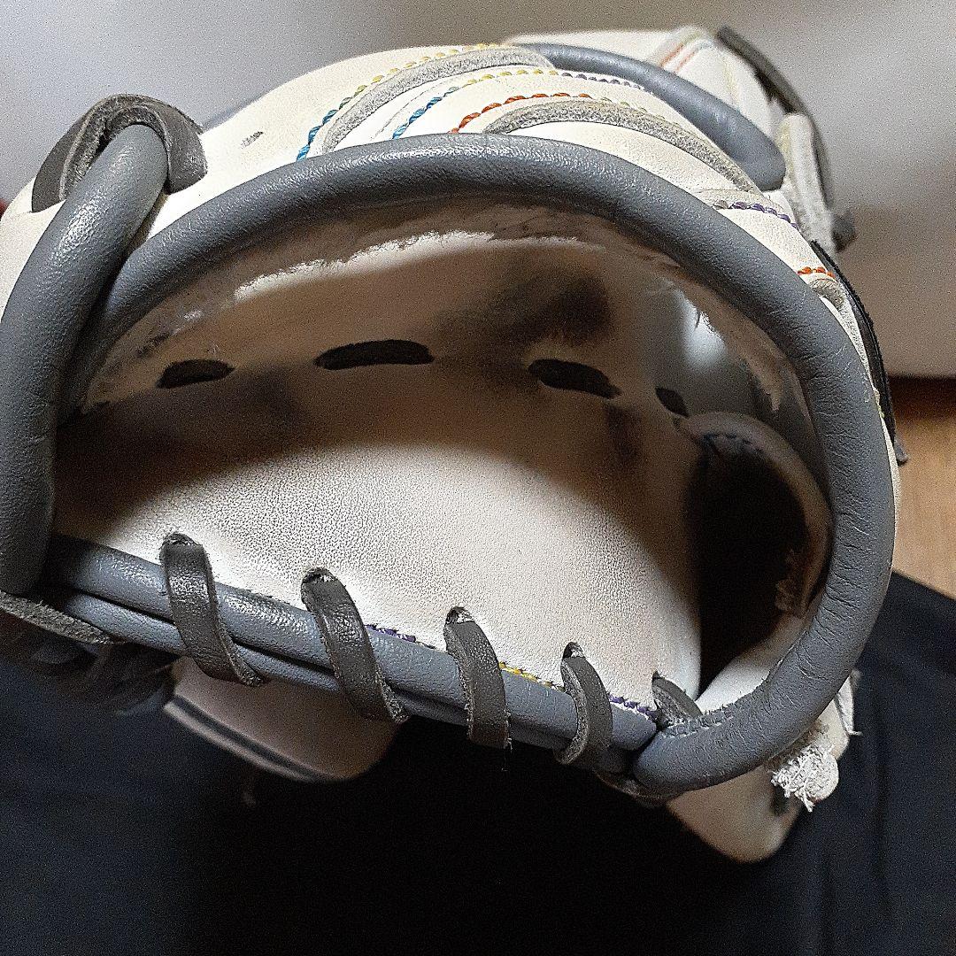 asics 軟式グローブ ホワイト