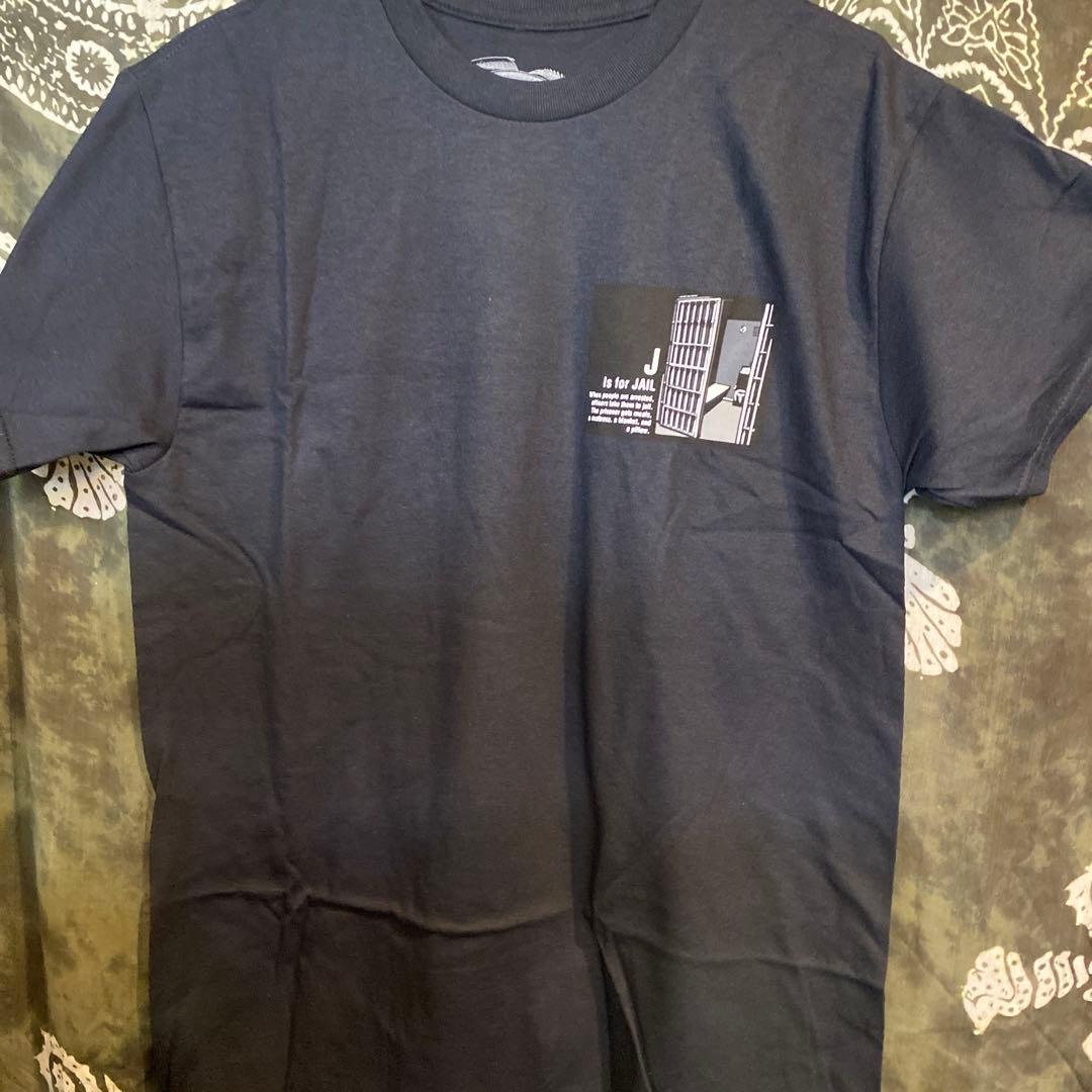 POWELL JAIL メンズスケートTシャツ ブラック　Mサイズ