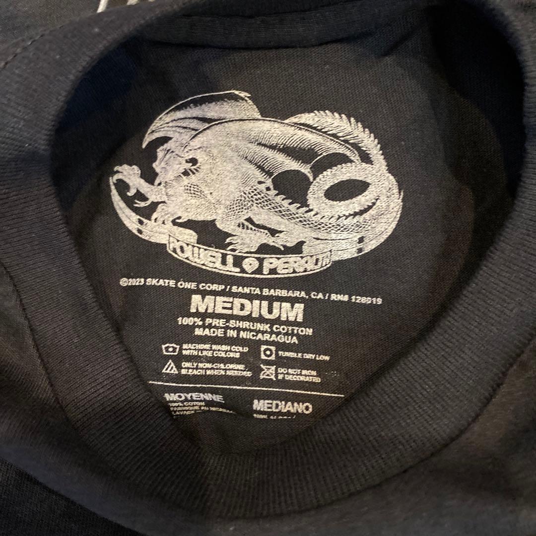 POWELL JAIL メンズスケートTシャツ ブラック　Mサイズ