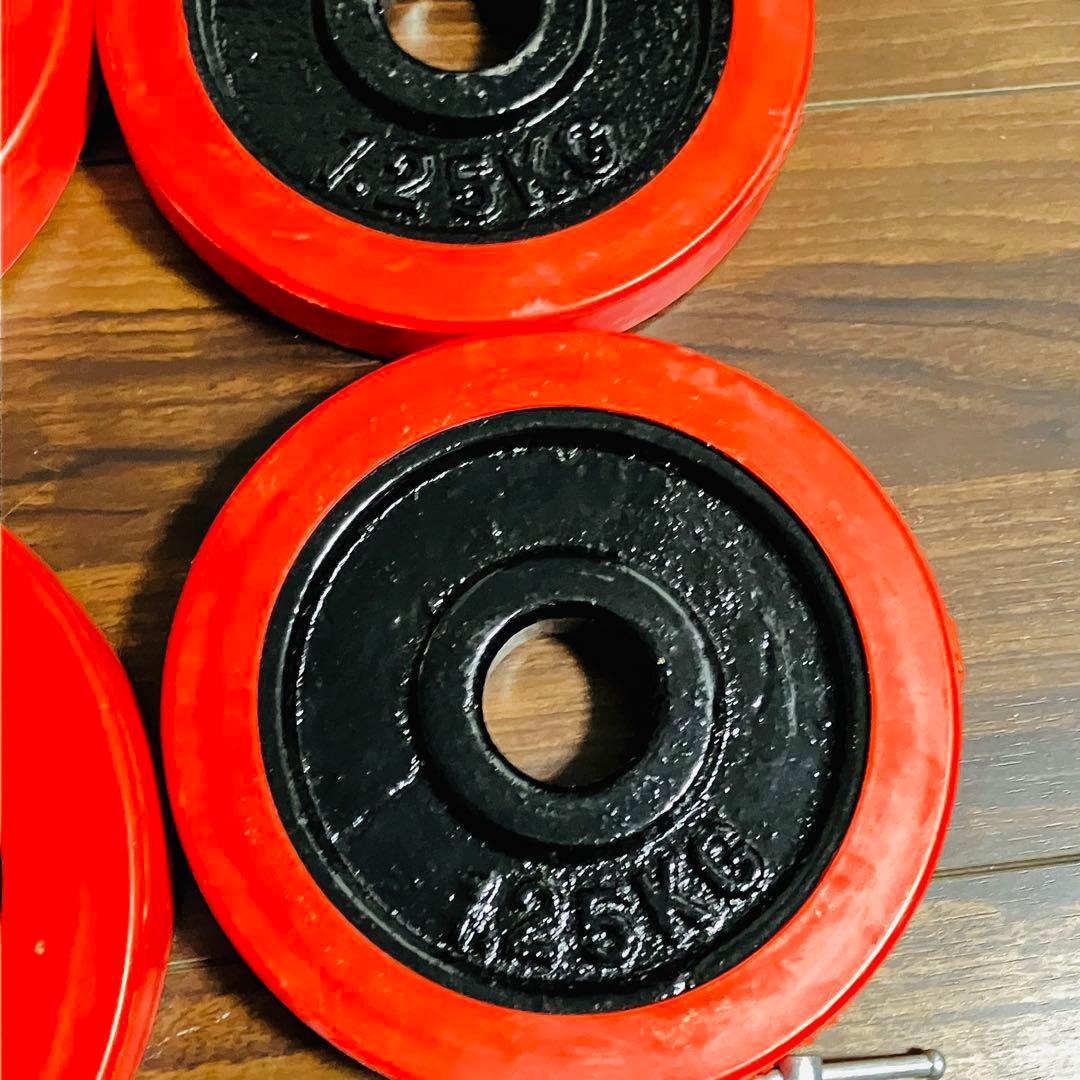 ✨美品✨　片手10kg 合計　20kg ダンベル×2個　ラバー付