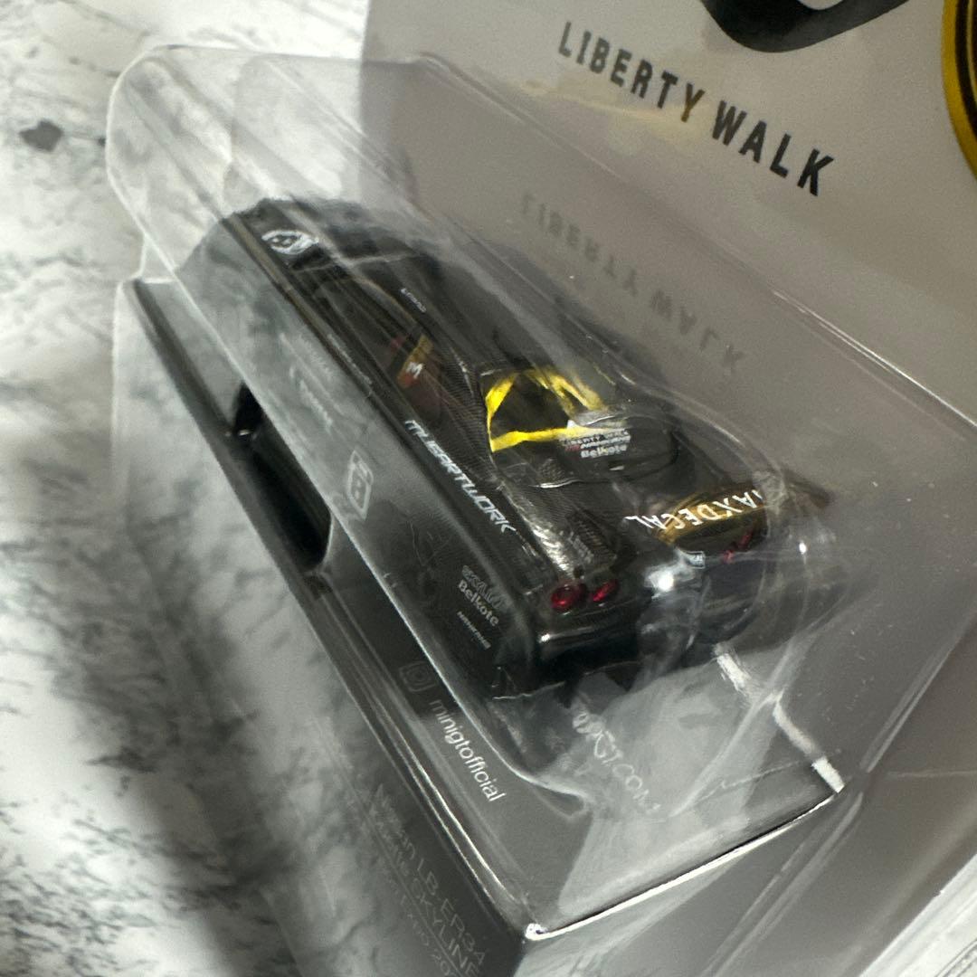 MINI GT Nissan LB-ER34 加藤会長直筆サイン入り1周年記念