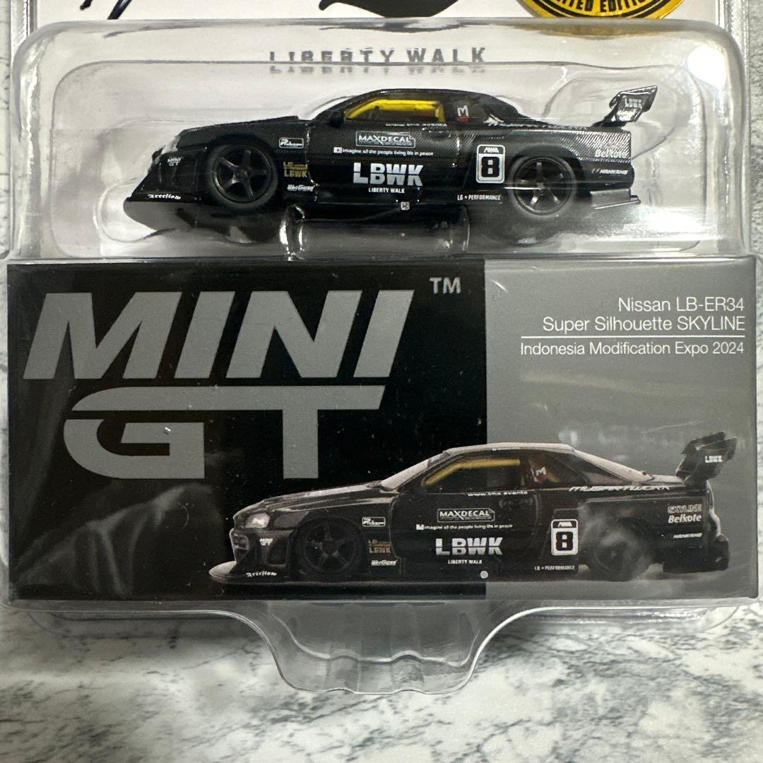 MINI GT Nissan LB-ER34 加藤会長直筆サイン入り1周年記念