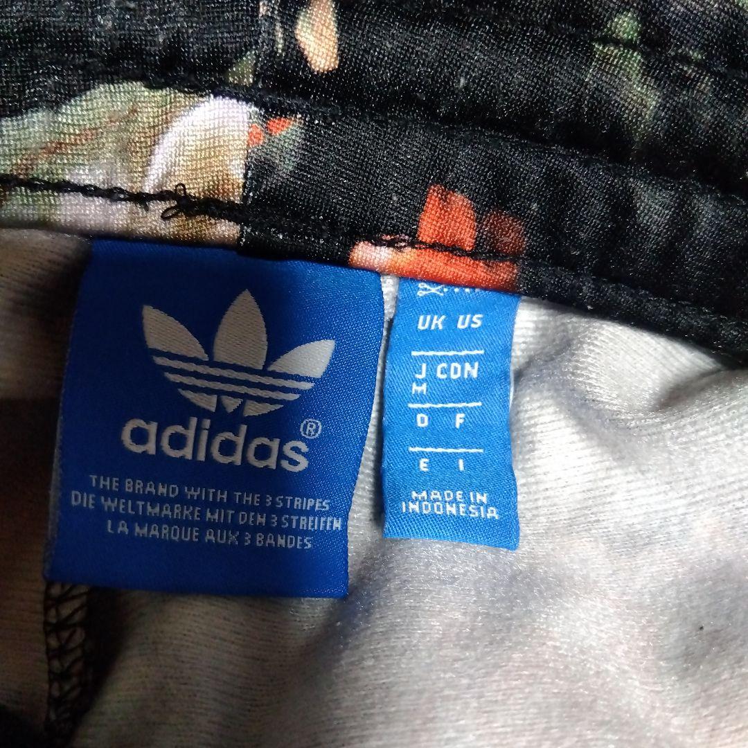 adidas 薔薇フラワープリント ジャージパンツ ボトムス　M